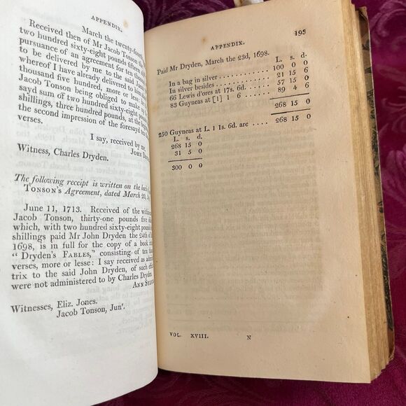 1808 The Works of John Dryden – Volume XVIII, Printed for William Miller - Picture 8 of 10